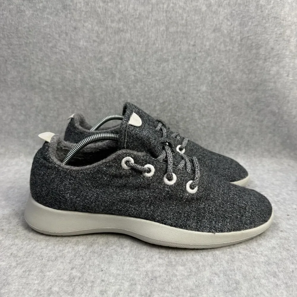 Allbirds Shoes Womens Size 10 Wool Runners WR Grey & White Casual Sneakers